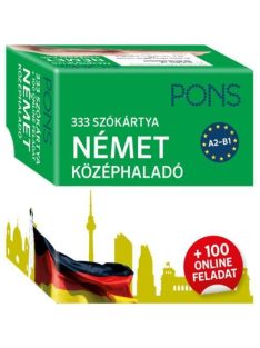   PONS 333 szókártya Német középhaladó + 100 online feladat - Újrakezdő és középhaladó nyelvtanulóknak