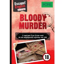 PONS Escape! English Bloody Murder - Valódi bűnesetek és talányos szabadulós rejtvények angolul - Angol  témájú könyvek és olvasmányok