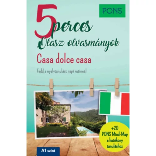 PONS 5 perces Olasz olvasmányok - Casa dolce casa - Idegennyelvű könyvek  témájú könyvek és olvasmányok