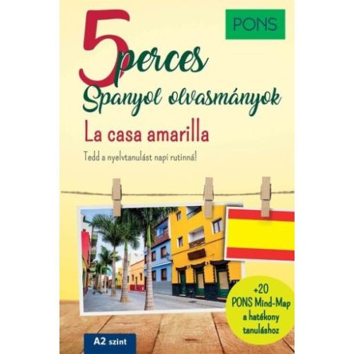 PONS 5 perces Spanyol olvasmányok - La casa amarilla - Idegennyelvű könyvek  témájú könyvek és olvasmányok