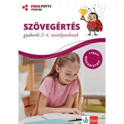   Szövegértés gyakorló 2-4. osztályosoknak - Piros pötty füzetek