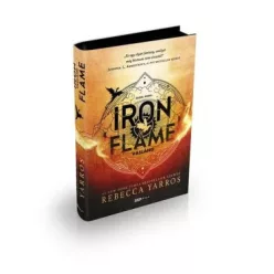 Iron Flame - Vasláng (fekete élfestés) - Fantasy  témájú könyvek és olvasmányok