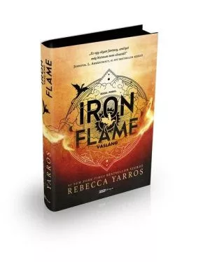 Iron Flame - Vasláng (fekete élfestés) - Fantasy  témájú könyvek és olvasmányok