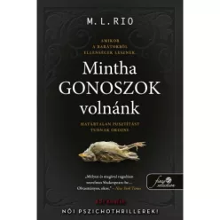 Mintha gonoszok volnánk (madaras borító) - Krimi  témájú könyvek és olvasmányok