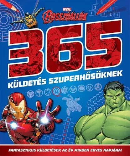 MARVEL Bosszúállók - 365 küldetés szuperhősöknek - Foglalkoztatók  témájú könyvek és olvasmányok
