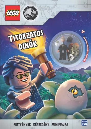 LEGO Jurassic World: Titokzatos dinók - Dr. Ian Malcom és a dinótojás minifigurával - Foglalkoztatók  témájú könyvek és olvasmányok