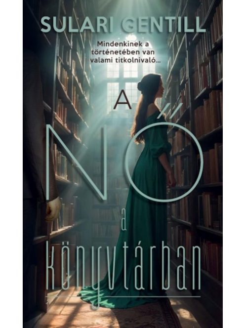 A nő a könyvtárban