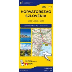 Horvátország, Szlovénia térkép (1:500 000) - Európai autótérképek (új kiadás) - Európa  témájú könyvek és olvasmányok
