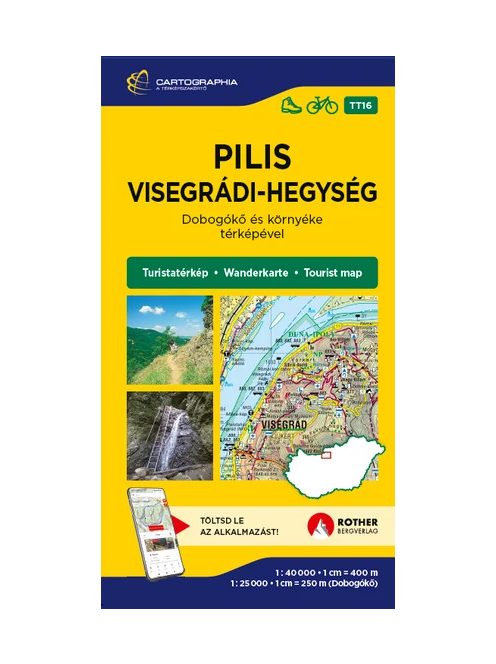 Pilis és Visegrádi-hegység turistatérkép - Dobogkő és környéke térképével - Turistatérkép-sorozat 16.