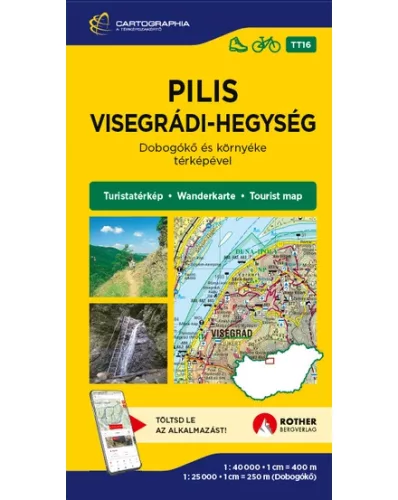 Pilis és Visegrádi-hegység turistatérkép - Dobogkő és környéke térképével - Turistatérkép-sorozat 16. - Térkép  témájú könyvek és olvasmányok