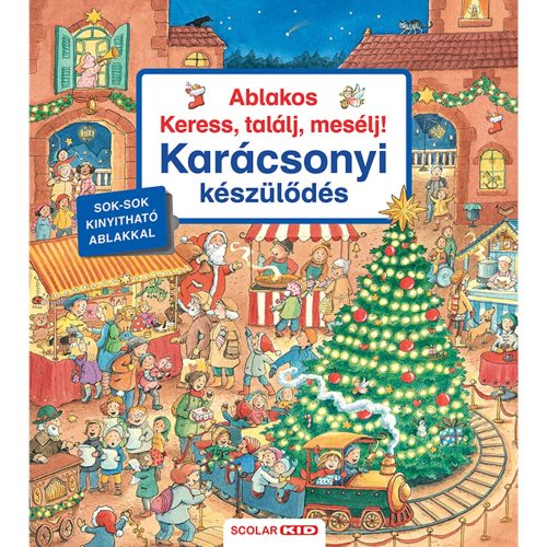 Ablakos Keress, találj, mesélj! - Karácsonyi készülődés §K - Leporellók, képeskönyvek  témájú könyvek és olvasmányok
