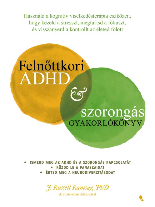Felnőttkori ADHD&szorongás gyakorlókönyv - Használd a kognitív viselkedésterápia eszközeit, hogy kezeld a stresszt, megt