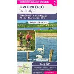 A Velencei-tó és térsége kerékpáros térkép - Székesfehérvár - Velencei-hegység - Váli-völgy - Közép-Mezőföld - Sárrét - Térkép  témájú könyvek és olvasmányok
