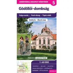   Gödöllői-dombság kerékpártérkép - Galga mente - Pesti-síkság - Tápió-vidék