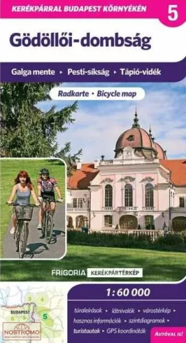 Gödöllői-dombság kerékpártérkép - Galga mente - Pesti-síkság - Tápió-vidék